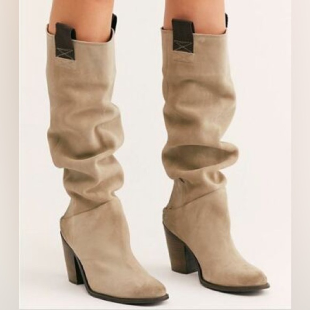 Free People Montgomery Slouch Boots Sz-7